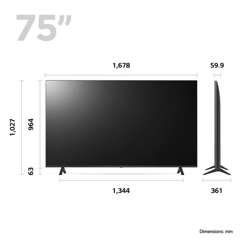 تلویزیون ال جی سایز 75 اینچ مدل 75UR78006 - LG 75UR78006 05
