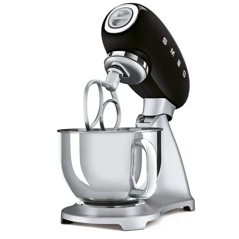 همزن اسمگ پایه استیل مشکی مدل SMF02 - smeg stand mixer simple based black 3